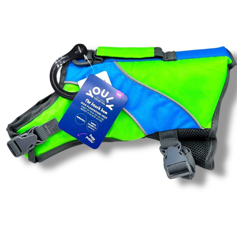 NWT XS Dog Life Vest Beach Pool Floatie Puppy